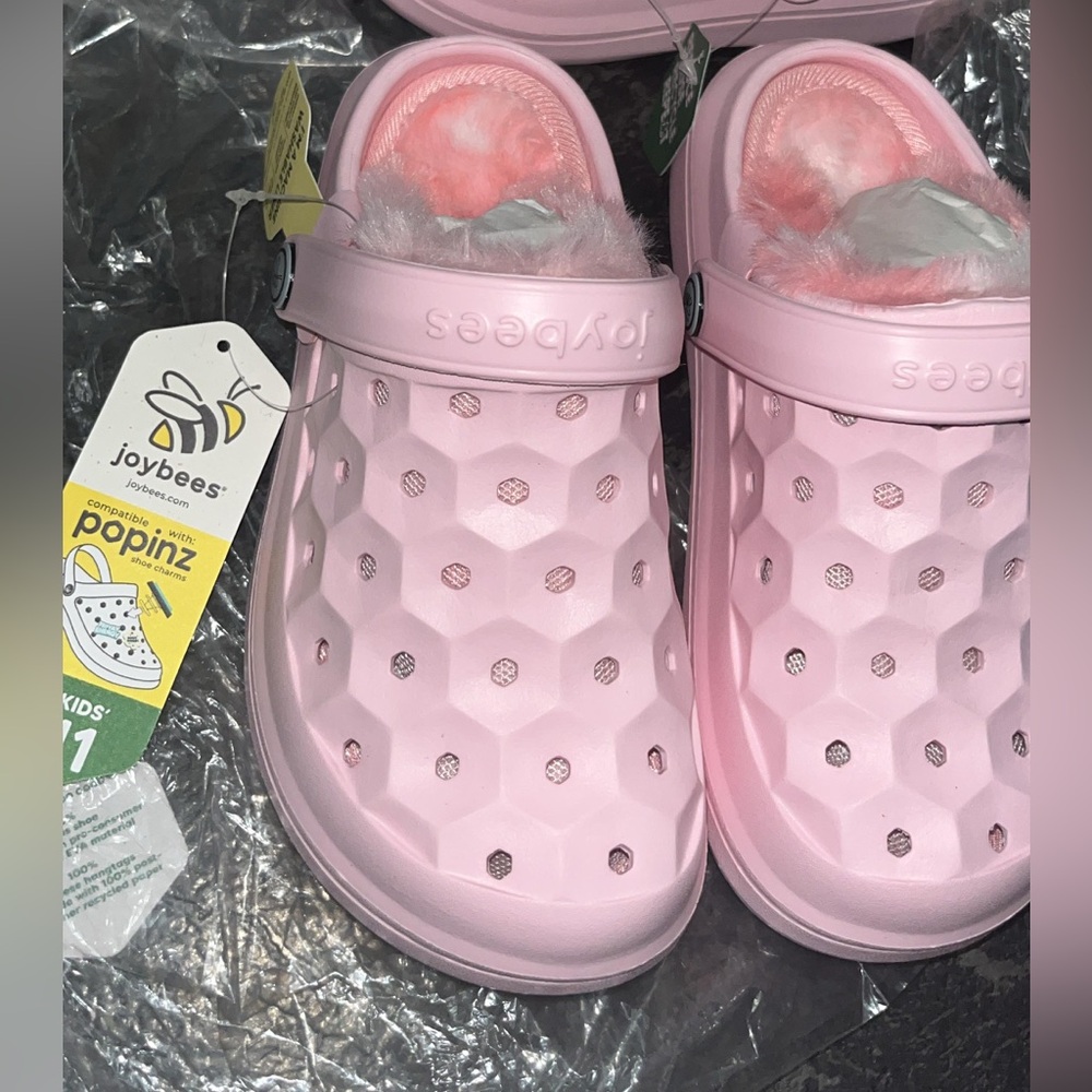 Joybees little kid's Cozy PINK Clogs